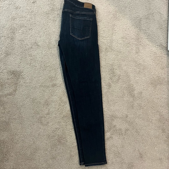 Dark Blue American Eagle Skinny Jeans - Picture 2 of 5